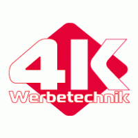 4K Werbetechnik logo vector logo