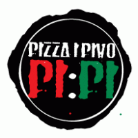 Pizza & pivo logo vector logo