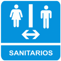restrooms logo vector logo