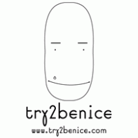 try2benice logo vector logo