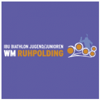 IBU Biathlon Jugend Junioren WM Ruhpolding logo vector logo