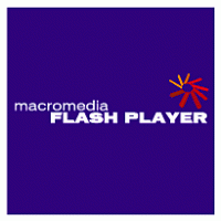Macromedia Flash Player logo vector logo