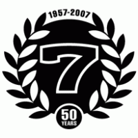 Seven 50 years logo vector logo