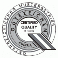 Certified Quality Seal Austria Musterbetrieb logo vector logo
