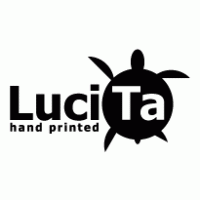 Lucita hand printed logo vector logo