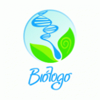 Símbolo da Biologia logo vector logo