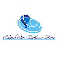 Black Sea Balloon Run logo vector logo