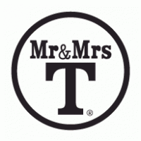 Mr & Mrs T logo vector logo