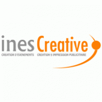 ines creative logo vector logo