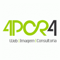 4por4 – Criação de Sites, Soluções Web, Logotipos, Imagem Corporativa e Design logo vector logo
