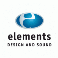 elements design & sound logo vector logo