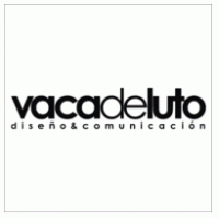 vacadeluto diseño & comunicacion logo vector logo