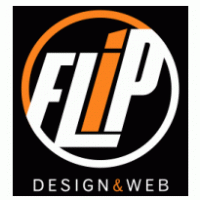 Flip Design e Web logo vector logo
