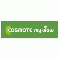 Cosmote my view logo vector logo