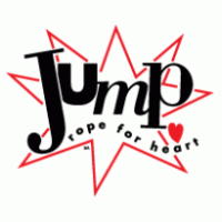 Jump Rope for Heart logo vector logo