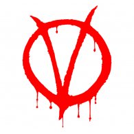 V for Vendetta logo vector logo