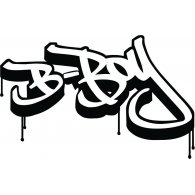 B-Boy logo vector logo