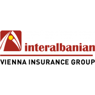 Interalbanian logo vector logo