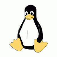 Linux Tux logo vector logo