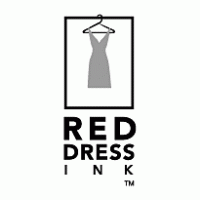 Red Dress Ink logo vector logo