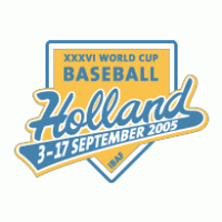 World Cup Baseball Holland 2005 logo vector logo