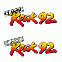 Rock 92 logo vector logo