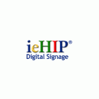 ieHIP Digital Signage logo vector logo