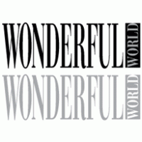 Wonderful World logo vector logo