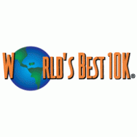 World’s Best 10K Marathon logo vector logo