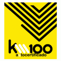 km100 autocertificado logo vector logo