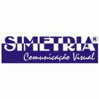 simetria comunica logo vector logo