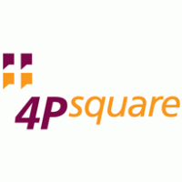 4P square logo vector logo