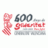 600 Anys de Solidaritat logo vector logo