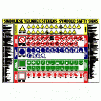 SYMBOLIC SAFTY SIGNS logo vector logo