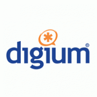 Digium logo vector logo