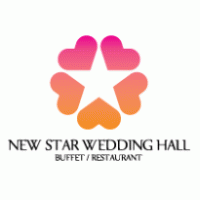 New star wedding hall logo vector logo