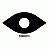 Monoscopic logo vector logo