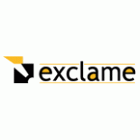 Exclame logo vector logo