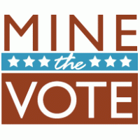 Mine the Vote logo vector logo