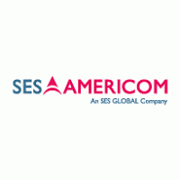 SES Americom logo vector logo