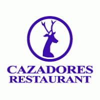 Cazadores Restaurant logo vector logo