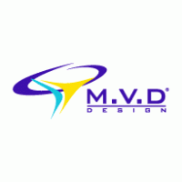 M.V.D design logo vector logo