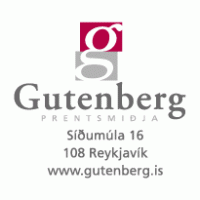 Gutenberg ehf logo vector logo
