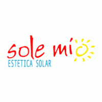 Sole Mio Estetica Solar logo vector logo