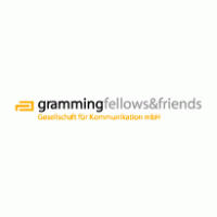 gramming fellows&friends logo vector logo