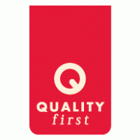 Quality first logo vector logo