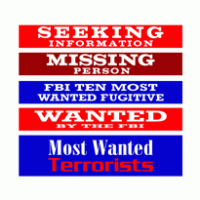 FBI Most Wanted logo vector logo