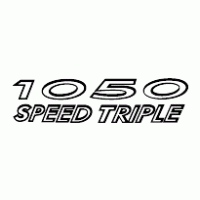 1050 speed triple logo vector logo
