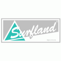 surfland logo vector logo