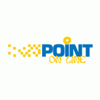 point on line logo vector logo